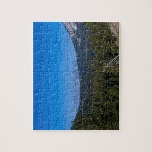 Het bekken van de meren van Mammoth Puzzle Legpuzzel (Verticaal)