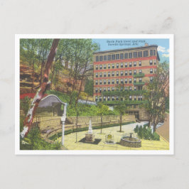 Het  Bekken van Eureka Springs in Arkansas Briefkaart
