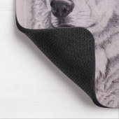 Het bekken volgen muismat (Hoek)