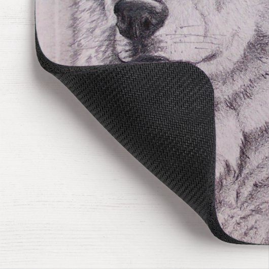 Het bekken volgen muismat (Hoek)