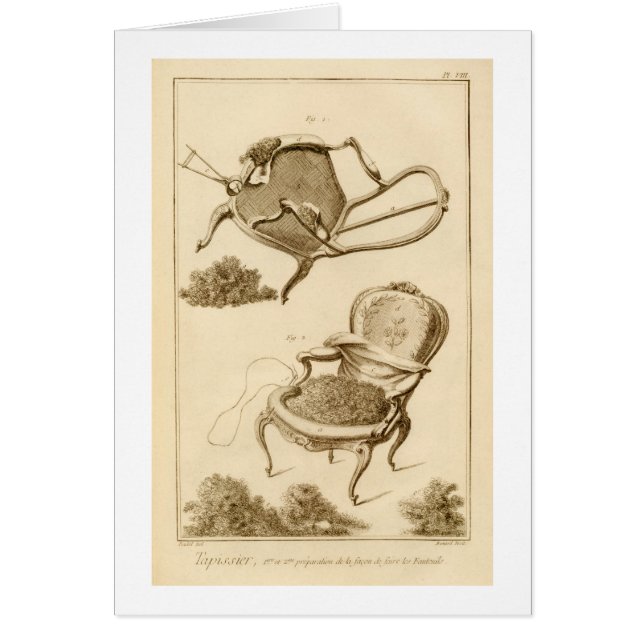 Het bekleden van een stoel van de "Enc" (Voorkant)