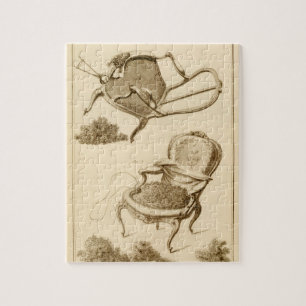 Het bekleden van een stoel van de "Enc" Legpuzzel