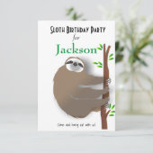 Het beklimmen van Bruin Slot Verjaardagsfeestuitno Kaart (Staand voorkant)