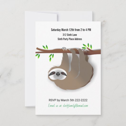 Het beklimmen van Bruin Slot Verjaardagsfeestuitno Kaart (Achterkant)