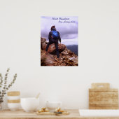 Het beklimmen van de berg poster (Keuken)