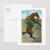 Het beklimmen van de Golden Stairs op de jaarlijks Briefkaart (Voorkant / Achterkant)