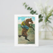 Het beklimmen van de Golden Stairs op de jaarlijks Briefkaart (Staand voorkant)