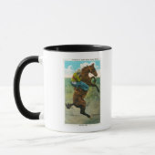 Het beklimmen van de Golden Stairs op de jaarlijks Mok (Links)