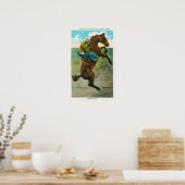 Het beklimmen van de Golden Stairs op de jaarlijks Poster (Keuken)