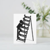 Het beklimmen van de Ladder van Succes Briefkaart (Staand voorkant)