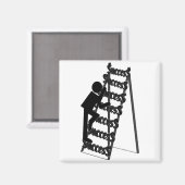 Het beklimmen van de Ladder van Succes Magneet (Voorkant / Achterkant)