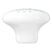 Het beklimmen van elke bergbeklimmer van het geber keramische knop (Zijkant)