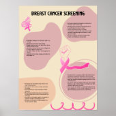 Het belang van borstkankerscreening poster (Voorkant)