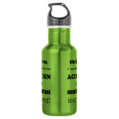 Het belangrijkste accordion-instrument waterfles  (Achterkant)