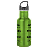 Het belangrijkste accordion-instrument waterfles  (Voorkant)