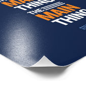 Het belangrijkste ding - Stephen Covey Foto print Afdruk (Hoek)