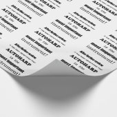 Het belangrijkste instrument van Autoharp Cadeaupapier (Hoek)