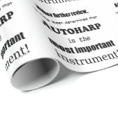 Het belangrijkste instrument van Autoharp Cadeaupapier (Rol Hoek)