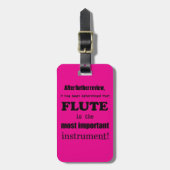 Het belangrijkste instrument van de flank bagagelabel (Voorkant verticaal)