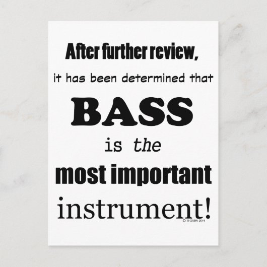 Het belangrijkste instrument van de pas briefkaart (Voorkant)