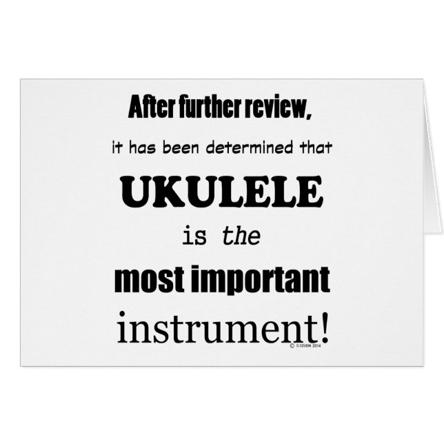 Het belangrijkste instrument van Ukulele (Voorkant Horizontaal)