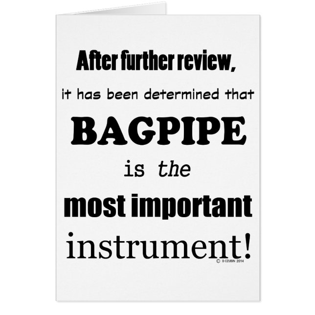Het belangrijkste instrument voor Bagpipe (Voorkant)