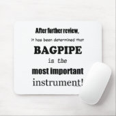 Het belangrijkste instrument voor Bagpipe Muismat (Met muis)