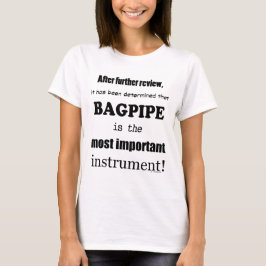 Het belangrijkste instrument voor Bagpipe T-shirt