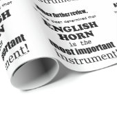 het belangrijkste instrument voor de Engelse horn Cadeaupapier (Rol Hoek)