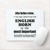 het belangrijkste instrument voor de Engelse horn Muismat (Met muis)