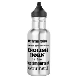 het belangrijkste instrument voor de Engelse horn Waterfles