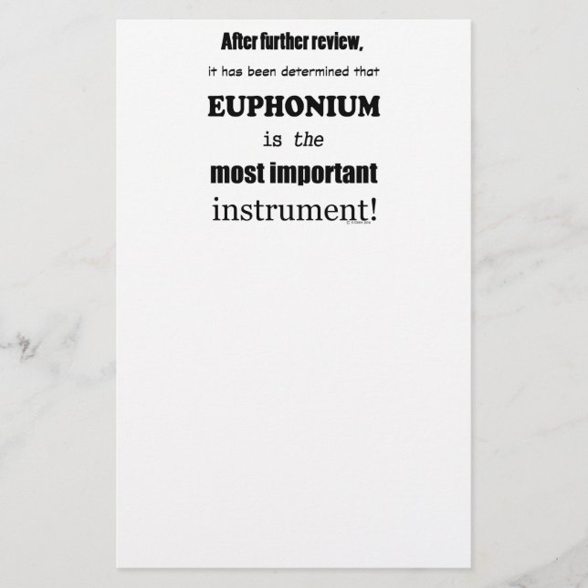 Het belangrijkste instrument voor euphonium (Voorkant)