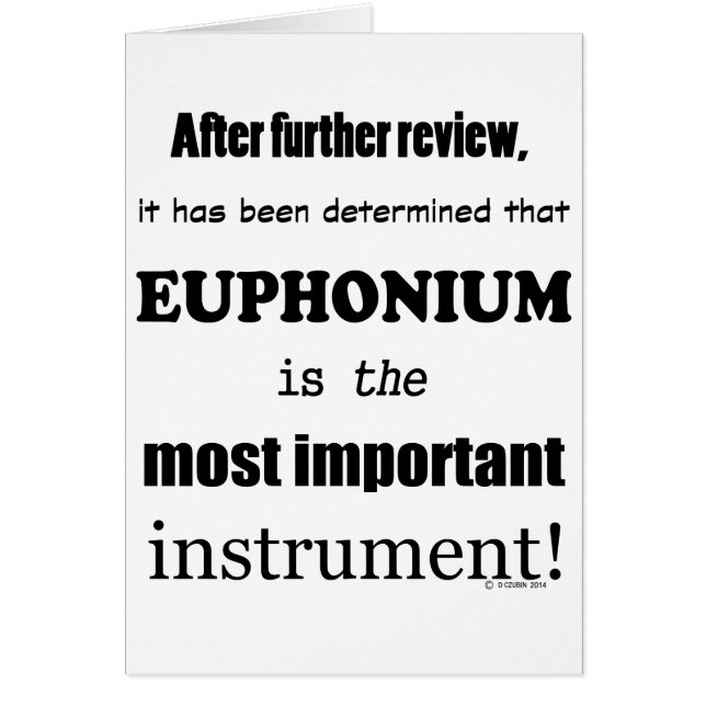 Het belangrijkste instrument voor euphonium (Voorkant)