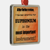 Het belangrijkste instrument voor euphonium metalen ornament (Rechts)