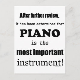 Het belangrijkste Piano-instrument Briefkaart
