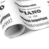 Het belangrijkste Piano-instrument Cadeaupapier (Rol Hoek)