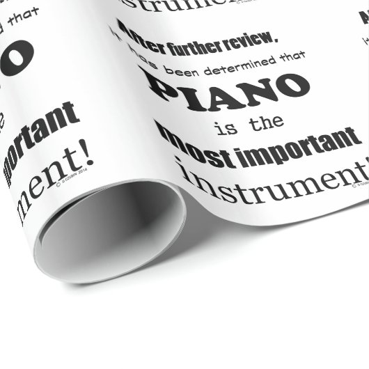 Het belangrijkste Piano-instrument Cadeaupapier (Rol Hoek)