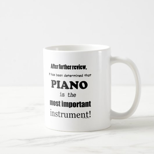Het belangrijkste Piano-instrument Koffiemok (Rechts)