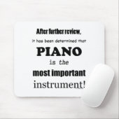 Het belangrijkste Piano-instrument Muismat (Met muis)
