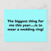 Het belangrijkste voor mij dit jaar is om te... briefkaart (Voorkant)