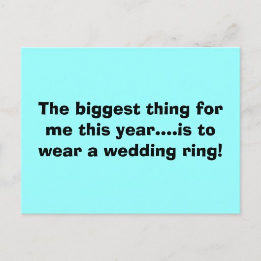 Het belangrijkste voor mij dit jaar is om te... briefkaart (Voorkant)