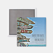 Het belangrijkste Westen van de Bestemming Wedden  Magneet (Voorkant / Achterkant)