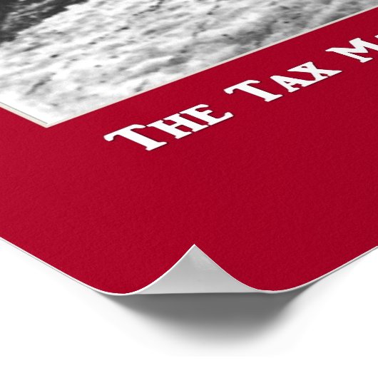 Het belastingMan komt eraan! Poster (Hoek)