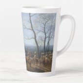 Het Beleg van Kosel-Wilhelm von Kobell Latte Mok (Rechts)