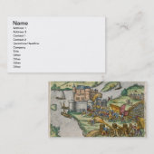 Het beleg van Louvain en het Heroïsme van Harman R Visitekaartje (Voorkant / Achterkant)