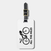 het belemmeren van alle milten bagagelabel (Voorkant verticaal)