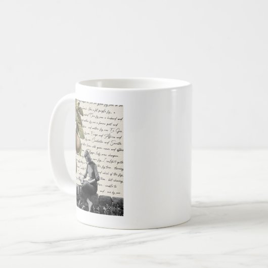 Het Bell Jar Fig Tree Quote Koffiemok (Voorkant links)