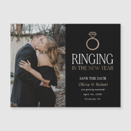 Het bellen in Nieuw Jaar sparen de Magnet van de F