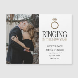 Het bellen in Nieuw Jaar sparen de Magnet van de F