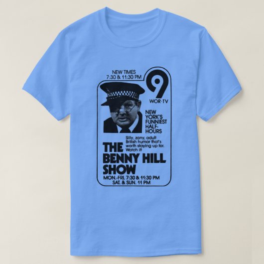 Het Benny Hill Show T-shirt (Design voorkant)